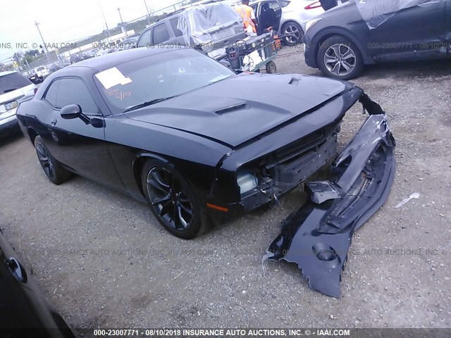 2C3CDZAG6GH172027 - 2016 DODGE CHALLENGER SXT BLACK photo 1