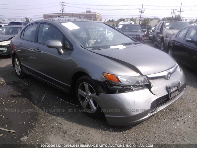 2HGFA16918H501734 - 2008 HONDA CIVIC EXL 灰色 照片 1