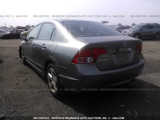 2HGFA16918H501734 - 2008 HONDA CIVIC EXL 灰色 照片 3