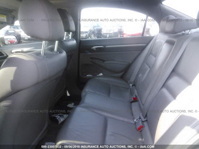 2HGFA16918H501734 - 2008 HONDA CIVIC EXL 灰色 照片 8