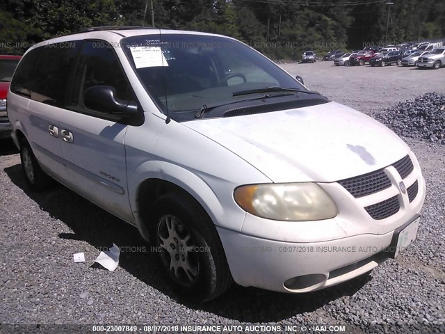 2B4GP44311R417041 - 2001 DODGE GRAND CARAVAN SPORT WHITE photo 1