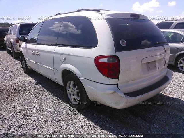 2B4GP44311R417041 - 2001 DODGE GRAND CARAVAN SPORT WHITE photo 3