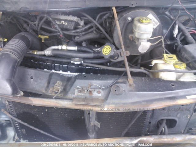 2B5WB35Y2YK150456 - 2000 DODGE RAM WAGON B3500 GREEN photo 10