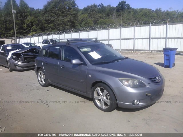 JM1BK343261477685 - 2006 MAZDA 3 HATCHBACK GRAY photo 1