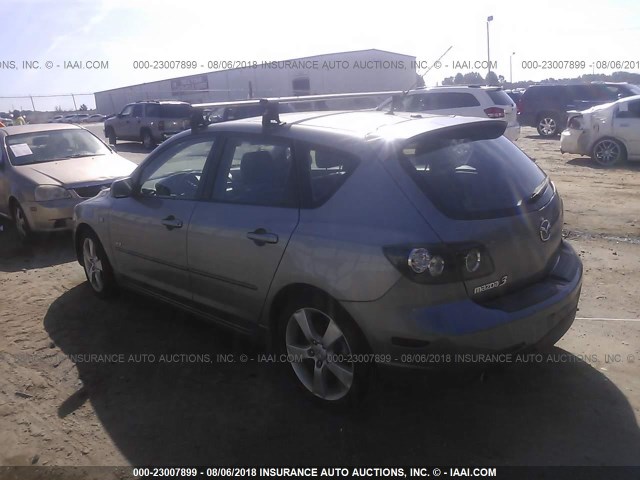 JM1BK343261477685 - 2006 MAZDA 3 HATCHBACK GRAY photo 3