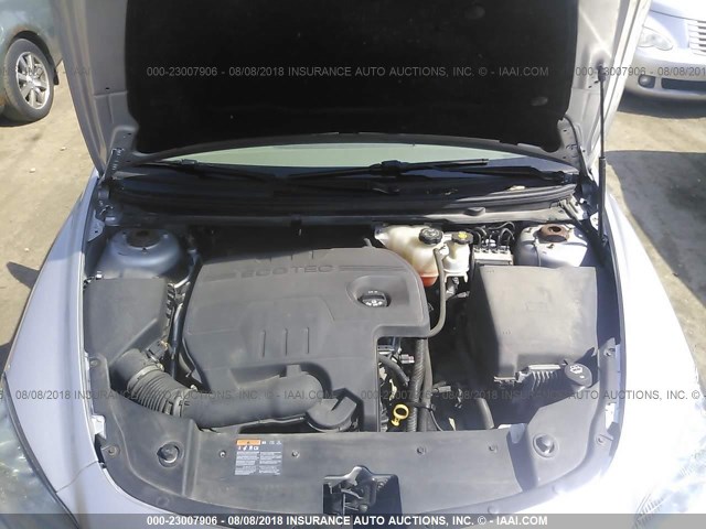 1G1ZB5EBXAF246425 - 2010 CHEVROLET MALIBU LS Gümüş foto 10