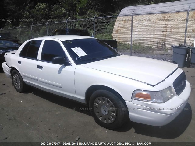 2FAHP71W45X137080 - 2005 FORD CROWN VICTORIA POLICE INTERCEPTOR WHITE photo 1