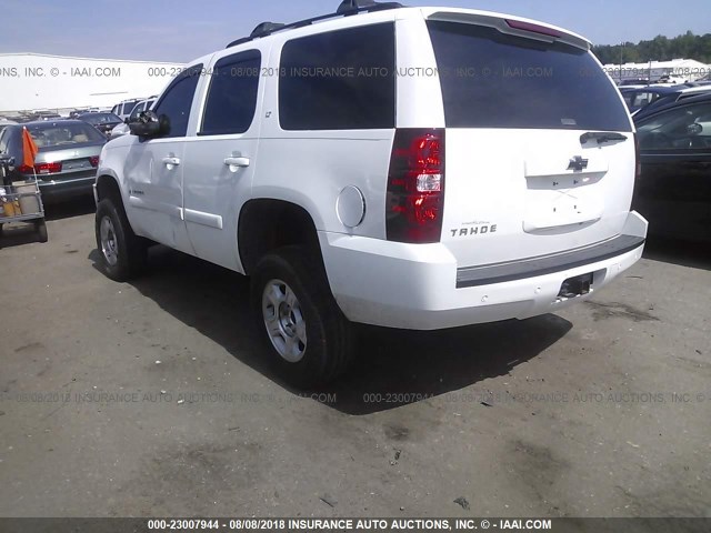 1GNEK130X7J111619 - 2007 CHEVROLET TAHOE K1500 WHITE photo 3