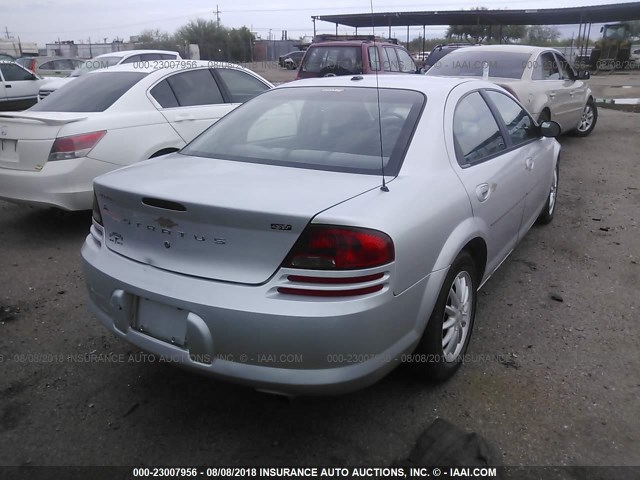 1B3EL46R46N206865 - 2006 DODGE STRATUS SXT SILVER photo 4