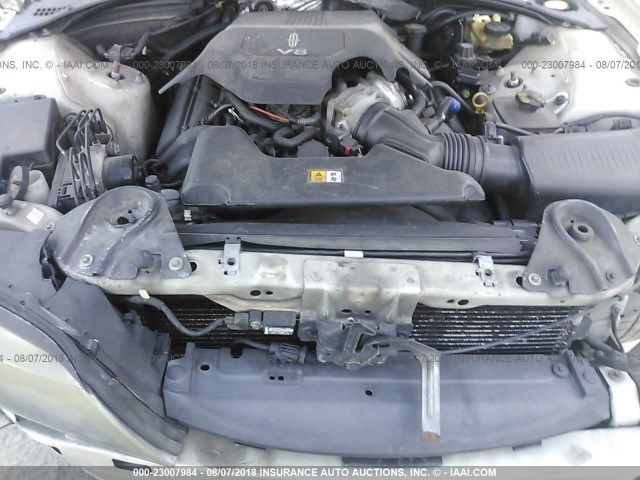 1LNFM87A86Y609273 - 2006 LINCOLN LS 奶油色 照片 10