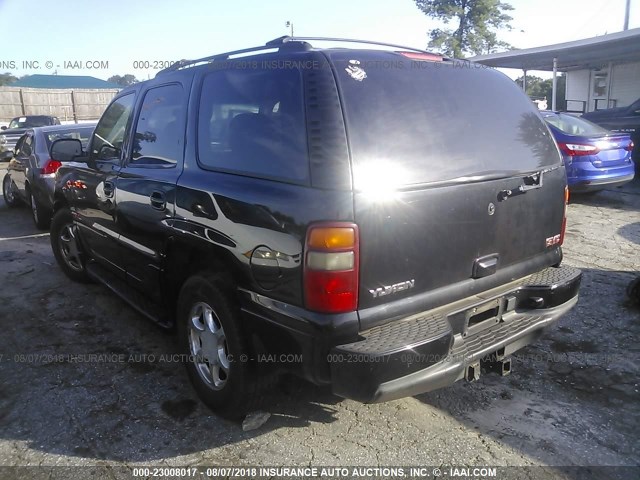 1GKEK63U43J287315 - 2003 GMC YUKON DENALI BLACK photo 3