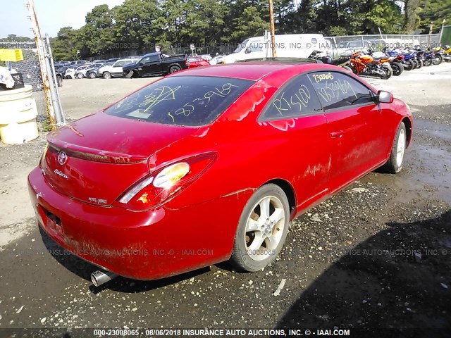4T1CA38P84U018298 - 2004 TOYOTA CAMRY SOLARA SE/SLE Qırmızı foto 4