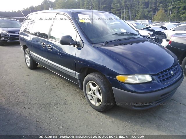 1C4GJ44GXYB777750 - 2000 CHRYSLER GRAND VOYAGER SE BLUE photo 6