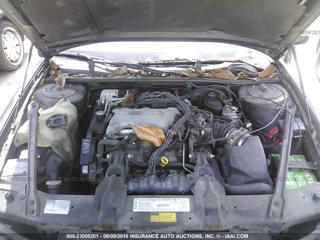 2G1WW12M6T9245905 - 1996 CHEVROLET MONTE CARLO LS BLACK photo 10