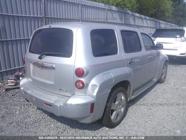 3GNCA53VX9S642379 - 2009 CHEVROLET HHR LT SILVER photo 4