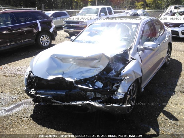 1HGCR2F83GA077270 - 2016 HONDA ACCORD EXL SILVER photo 6