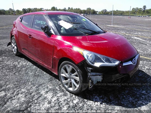 KMHTC6AD8GU252733 - 2016 HYUNDAI VELOSTER RED photo 6