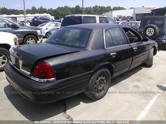 2FAFP71W27X117260 - 2007 FORD CROWN VICTORIA POLICE INTERCEPTOR BLACK photo 4