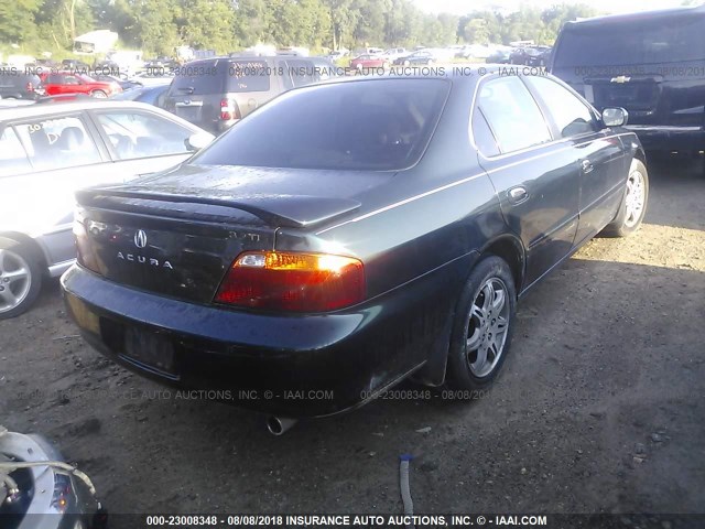 19UUA56601A027462 - 2001 ACURA 3.2TL GREEN photo 4