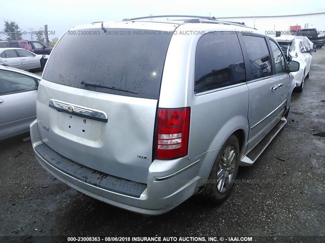 2A8HR64X68R132693 - 2008 CHRYSLER TOWN & COUNTRY LIMITED SILVER photo 4