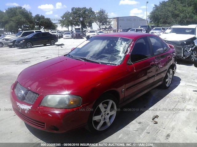 3N1AB51D35L524558 - 2005 NISSAN SENTRA SE-R SPEC V RED photo 6