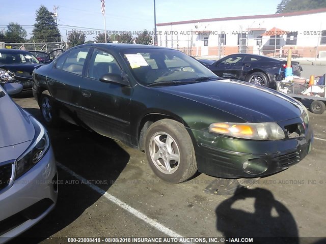 1G2HX54K5Y4185422 - 2000 PONTIAC BONNEVILLE SE GREEN photo 1