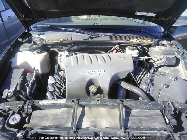 1G2HX54K5Y4185422 - 2000 PONTIAC BONNEVILLE SE GREEN photo 10