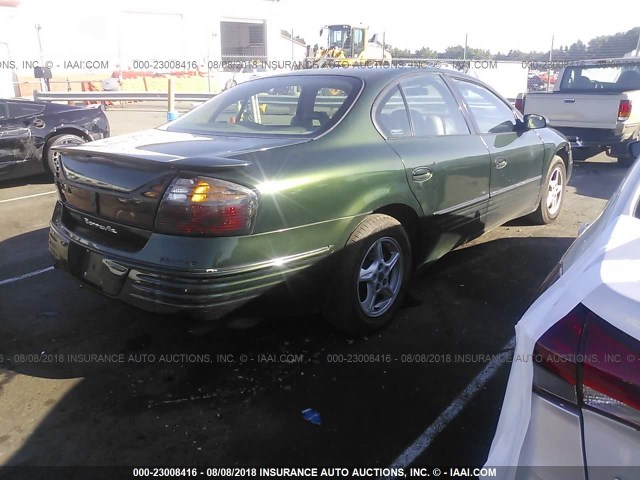 1G2HX54K5Y4185422 - 2000 PONTIAC BONNEVILLE SE GREEN photo 4