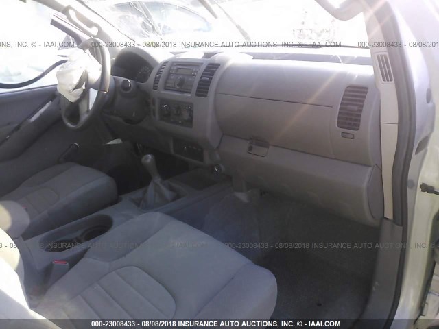 1N6BD0CT6CC416122 - 2012 NISSAN FRONTIER S/SV SILVER photo 5