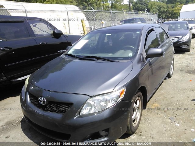 JTDBL40E89J019454 - 2009 TOYOTA COROLLA LE/XLE GRAY photo 2
