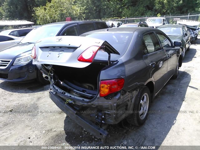 JTDBL40E89J019454 - 2009 TOYOTA COROLLA LE/XLE GRAY photo 4