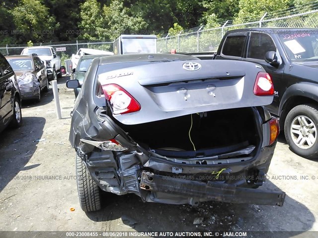JTDBL40E89J019454 - 2009 TOYOTA COROLLA LE/XLE GRAY photo 6