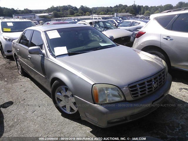 1G6KF54993U250690 - 2003 CADILLAC DEVILLE DTS GOLD photo 1