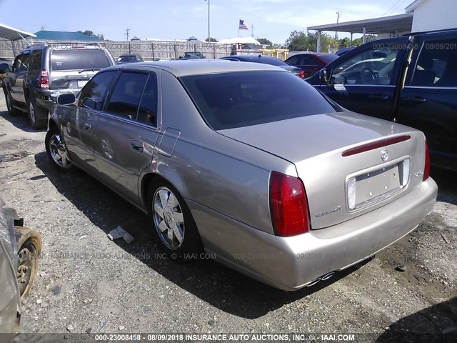 1G6KF54993U250690 - 2003 CADILLAC DEVILLE DTS GOLD photo 3