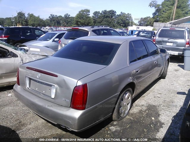 1G6KF54993U250690 - 2003 CADILLAC DEVILLE DTS GOLD photo 4