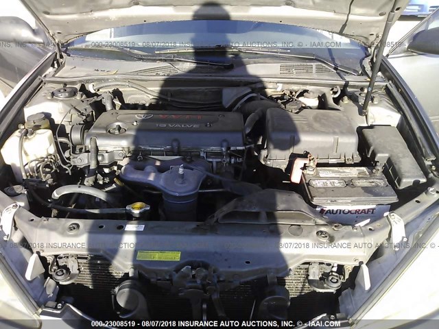 4T1BE32K95U603938 - 2005 TOYOTA CAMRY LE/XLE/SE Сұр фото 10