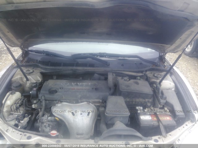4T4BE46K37R002632 - 2007 TOYOTA CAMRY NEW GENERAT CE/LE/XLE/SE GOLD photo 10