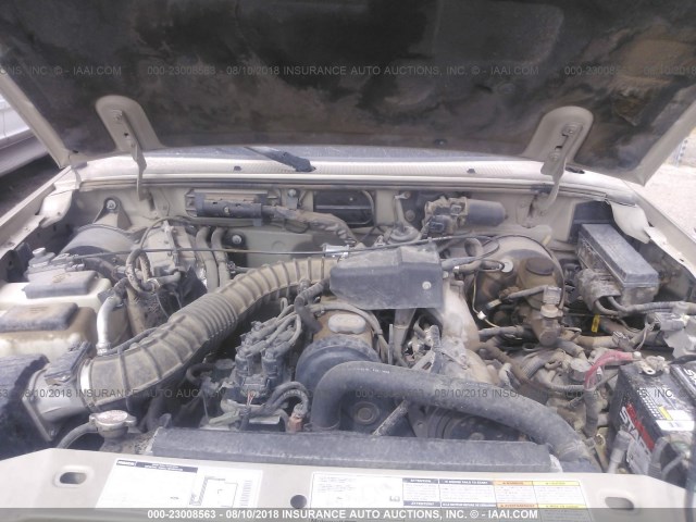 4F4YR12C4XTM29891 - 1999 MAZDA B2500 BROWN photo 10