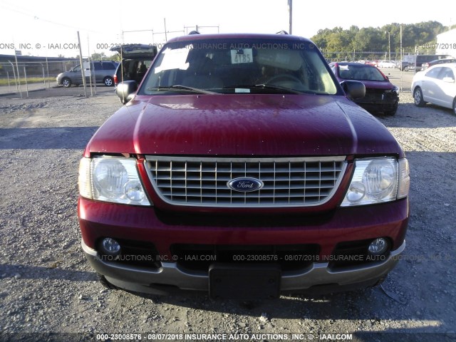 1FMZU64K94ZB45559 - 2004 FORD EXPLORER EDDIE BAUER BURGUNDY photo 6