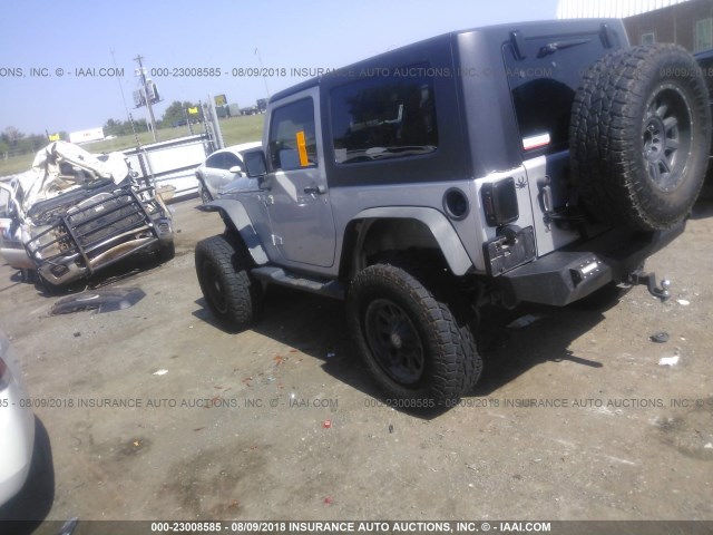 1J4AA2D19AL104609 - 2010 JEEP WRANGLER SPORT SILVER photo 3