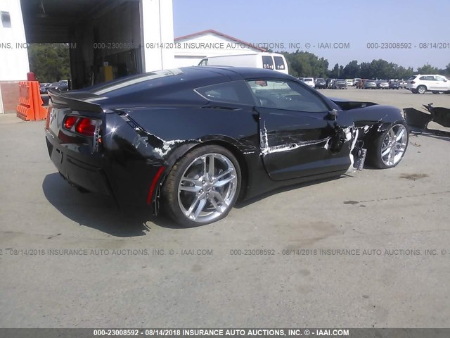 1G1YB2D74G5105078 - 2016 CHEVROLET CORVETTE STINGRAY/1LT BLACK photo 4