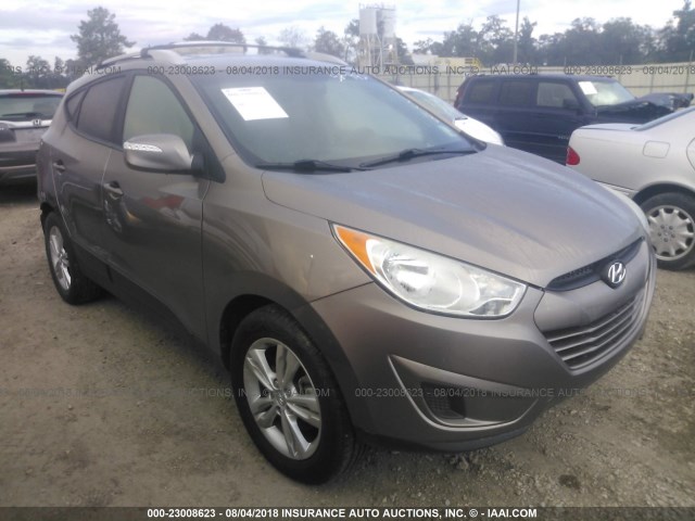 KM8JU3AC6CU520442 - 2012 HYUNDAI TUCSON GLS/LIMITED TAN photo 1