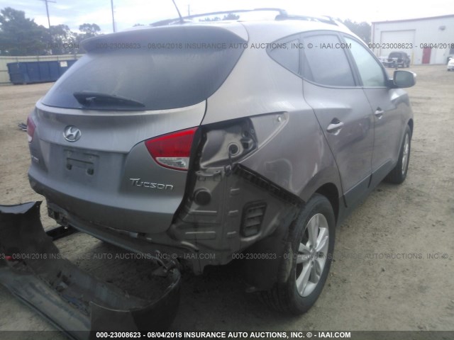 KM8JU3AC6CU520442 - 2012 HYUNDAI TUCSON GLS/LIMITED TAN photo 4