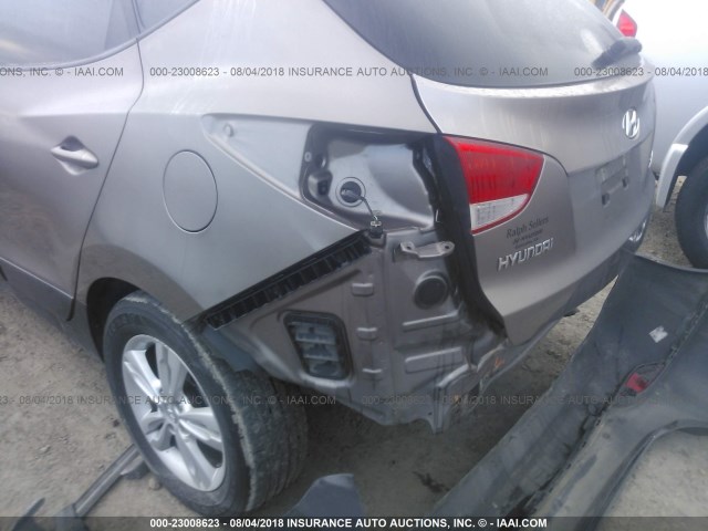 KM8JU3AC6CU520442 - 2012 HYUNDAI TUCSON GLS/LIMITED TAN photo 6