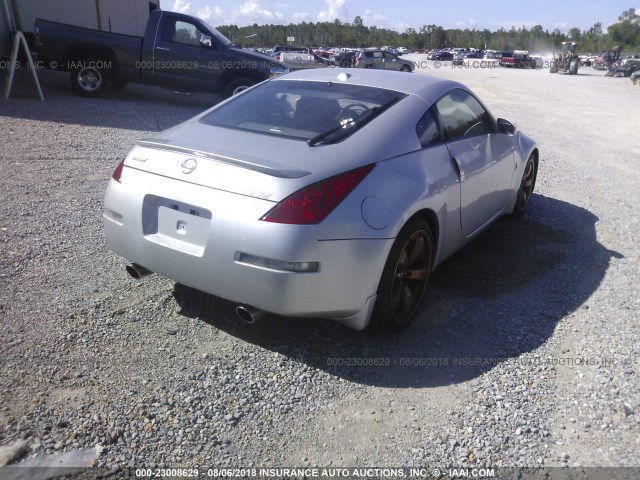 JN1BZ34E77M552462 - 2007 NISSAN 350Z SILVER photo 4