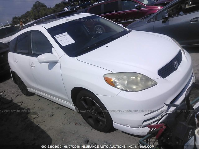 2T1KY38EX4C239327 - 2004 TOYOTA COROLLA MATRIX XRS WHITE photo 1