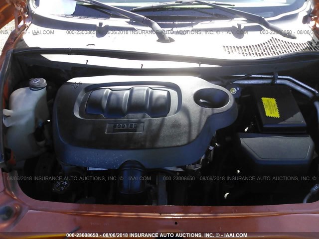 3GNDA13D56S534591 - 2006 CHEVROLET HHR LS ნარინჯისფერი ფოტო 10