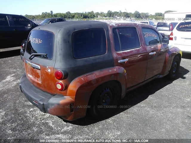 3GNDA13D56S534591 - 2006 CHEVROLET HHR LS ნარინჯისფერი ფოტო 4