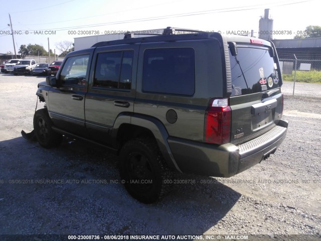 1J8HG48P27C577816 - 2007 JEEP COMMANDER GREEN photo 3