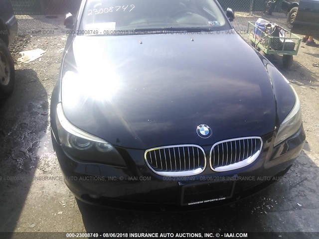 WBANN73537CN04412 - 2007 BMW 530 XIT BLACK photo 6